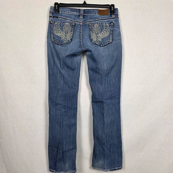 Adiktd Bootcut Jeans 6 W29 Embellished Pockets - Picture 9 of 10